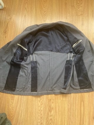 Chaqueta de traje gris Talla L