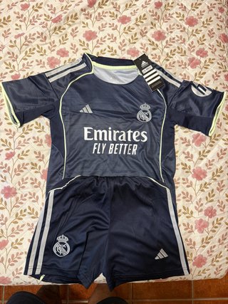 Conjunto Adidas Fútbol Niño Azul Madrid