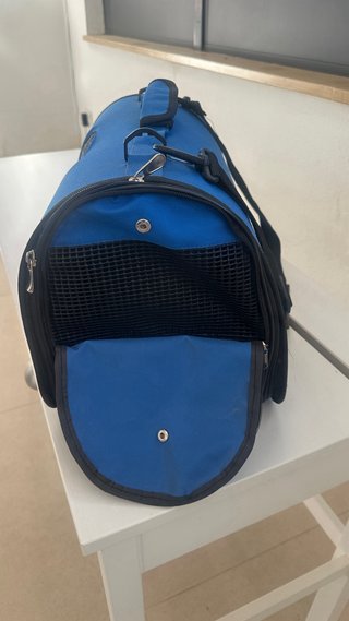Mochila Transporte Mascotas Azul