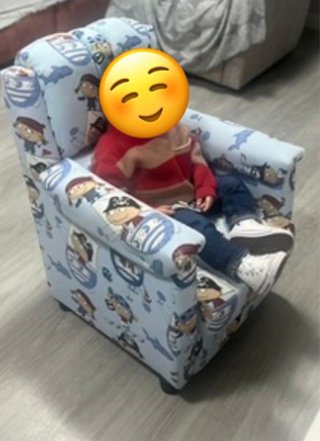 Sillón infantil estampado