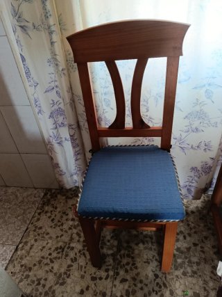 4 Sillas de Comedor Madera, sin tapizar
