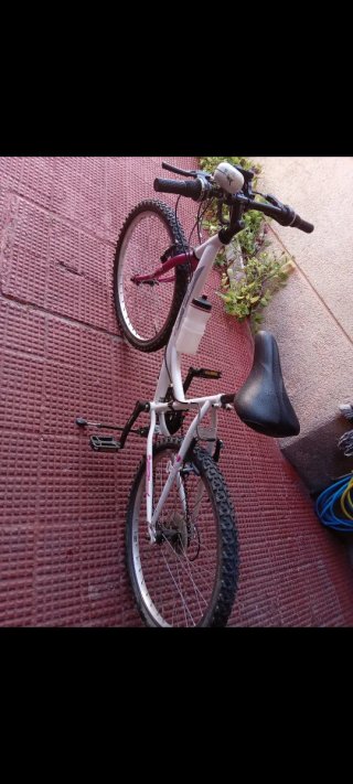 Bicicleta Montaña Blanca y Morada