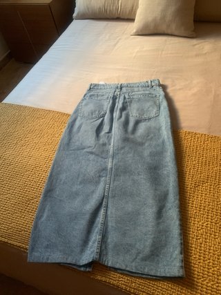 Falda vaquera larga Bershka