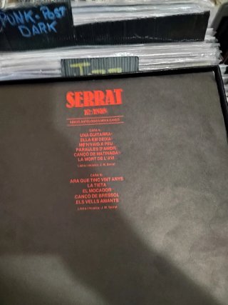 Serrat 12 Anys, box 3 lp y libreto.