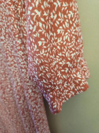 Vestido midi estampado Mango Talla XS