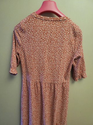 Vestido midi estampado Mango Talla XS