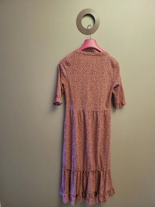 Vestido midi estampado Mango Talla XS