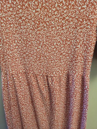Vestido midi estampado Mango Talla XS