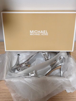 Sandalias Michael Kors T36.5 Plata