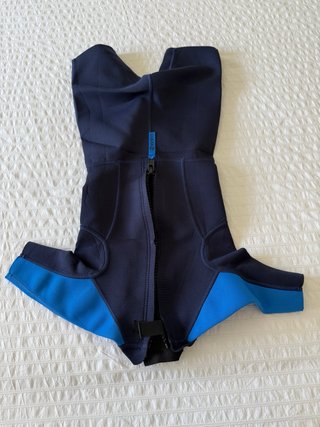 Neopreno infantil manga corta azul