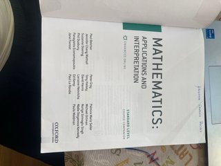 Mathematics Applications and Interpretation. St...