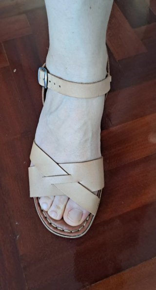 Sandalias Muse & Chloe Suela dibujo Corcho Beige
