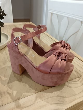 Sandalias Mary Paz rosas talla 38