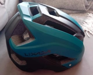 Capacete de Ciclismo Lixada Azul e Preto