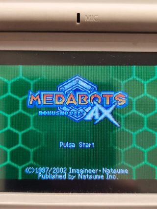 Medabots Rokusho AX Game Boy Advance Nintendo