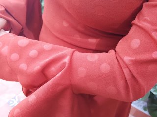 Bata flamenca mandarina con lunares