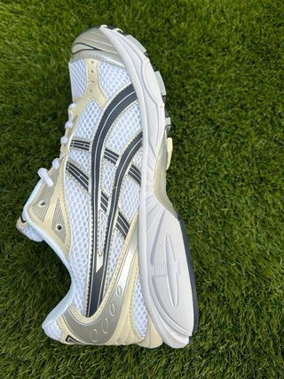 ASICS Zapatillas Retro-Running Plata y Blanco