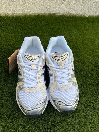 ASICS Zapatillas Retro-Running Plata y Blanco