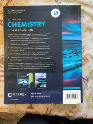 Oxford Resources for IB DP Chemistry Course Book