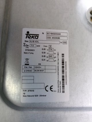 Placa de gas cocina 4 fuegos