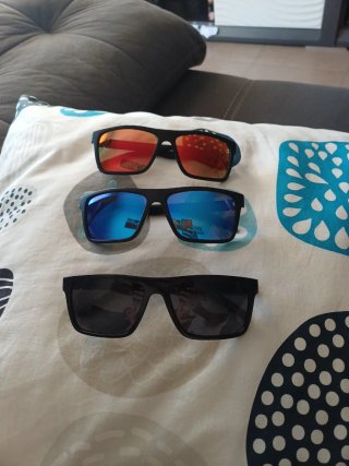 3 pares de gafas Arnette Goemon Polarizadas Negras
