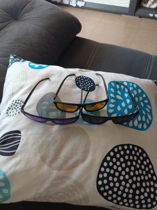 3 pares de gafas Arnette Goemon Polarizadas Negras