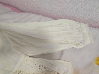 Camisa-sobrecamisa Zara Crochet Blanca