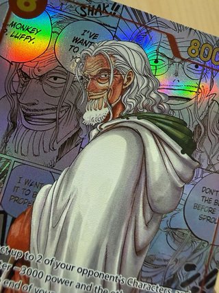 Carta One Piece Manga Silvers Rayleigh OP08-118