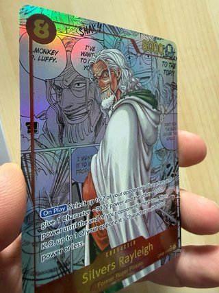 Carta One Piece Manga Silvers Rayleigh OP08-118