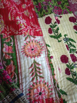 Kimono reversible patchwork verano