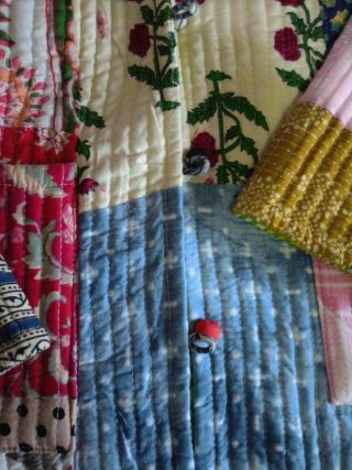 Kimono reversible patchwork verano
