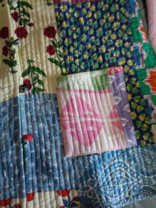 Kimono reversible patchwork verano