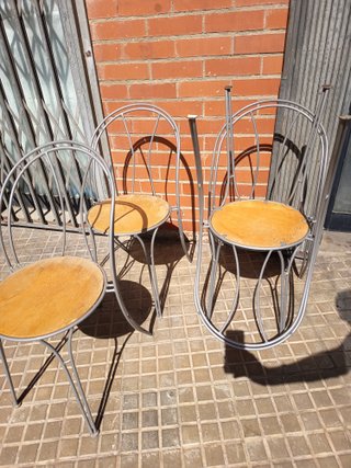 Juego 4 Sillas Vintage IKEA Pajala