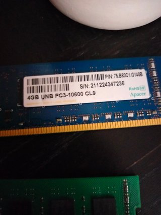 DDR3 2*4Gb | PC3-10600