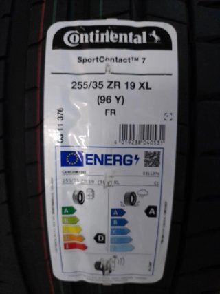 HAY 2 Continental SC7 255 35 19 96Y dot2026 neumát