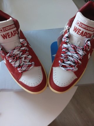 Converse Weapon Ox Rojo y Blanco