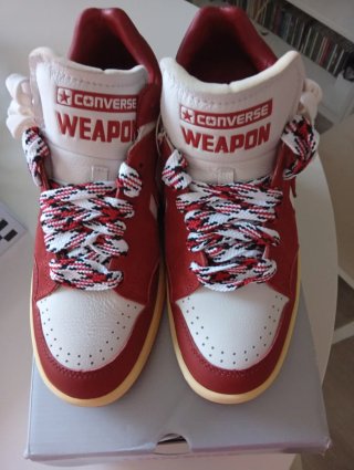 Converse Weapon Ox Rojo y Blanco