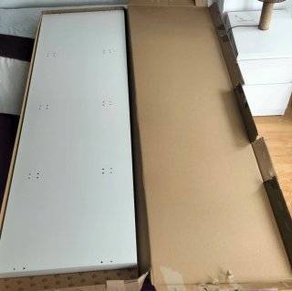 Zócalo IKEA NORDLI Blanco 160x47x5