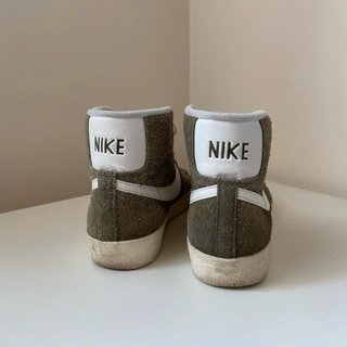 Nike Blazer Scamosciate Verde Cachi