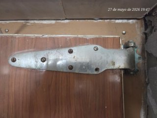 Puerta antigua cámara frigorífica