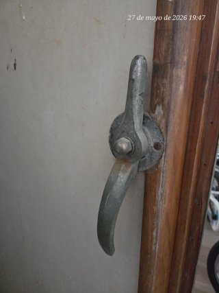 Puerta antigua cámara frigorífica