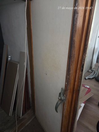 Puerta antigua cámara frigorífica