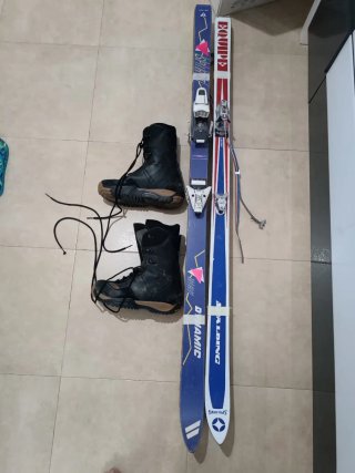 Esquís Spalding Dynamic con fijaciones