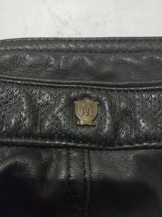 Chaqueta Cuero Massimo Dutti Negra