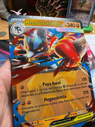 Mega Lucario ex Jumbo MEP 012 ES NM