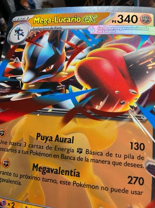 Mega Lucario ex Jumbo MEP 012 ES NM