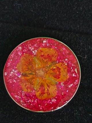 Lote 9  Anillos Artesanales Flores