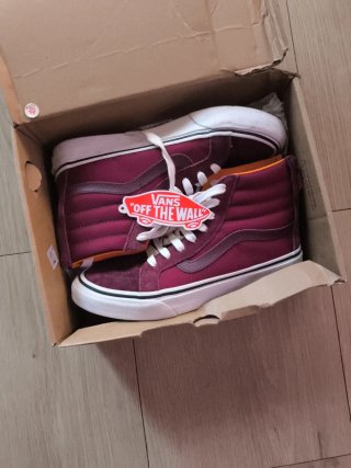 Zapatillas VANS Caña Alta Burdeos Talla 36