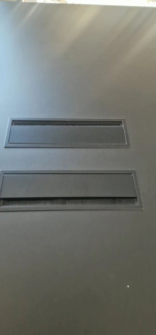 Mesa de oficina multipuesto doble gris
