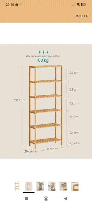 1 estanterías de madera de pino